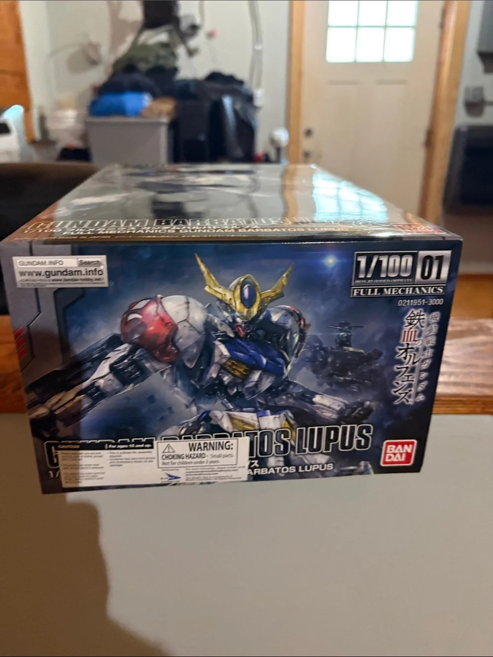 Gundam Barbatos Lupus 1/100 Model Kit - White & Blue